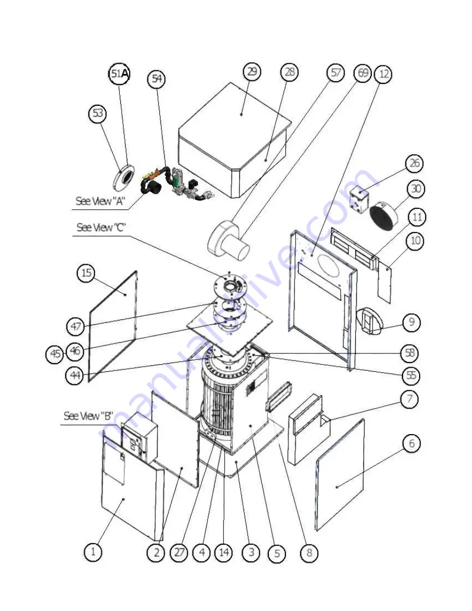 Camus Hydronics DynaFlame DFW501 Installation, Operation And Service Manual Download Page 58