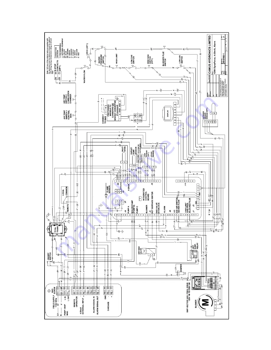 Camus Hydronics Dynaforce Series Installation And Service Manual Download Page 75