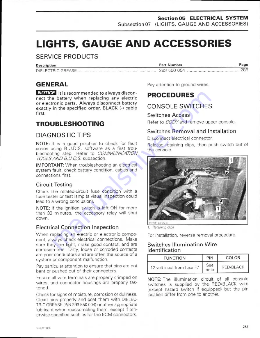 Can-Am commander 800R Shop Manual Download Page 308