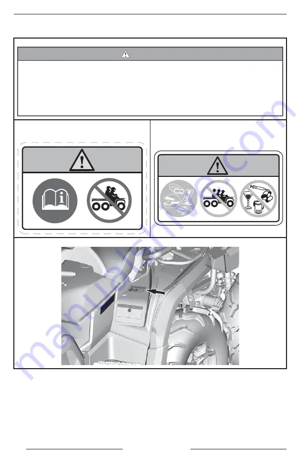 Can-Am Outlander 6x6 450 XU+ 2022 Operator'S Manual Download Page 72