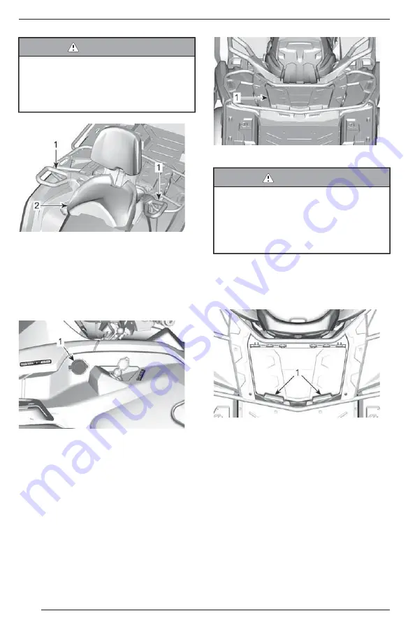 Can-Am Outlander 6x6 450 XU+ 2022 Operator'S Manual Download Page 102