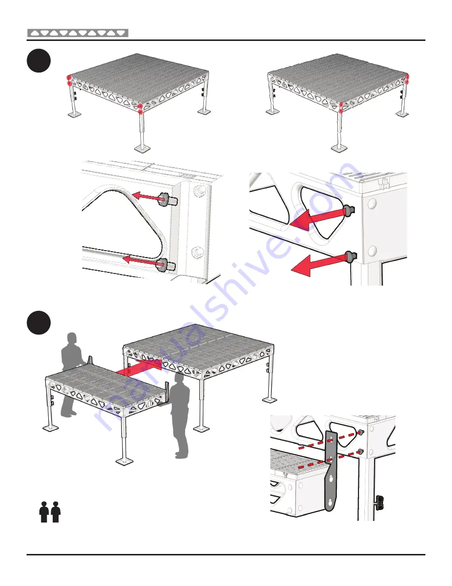 Canada Docks Access Platform Installation & Assembly Download Page 9