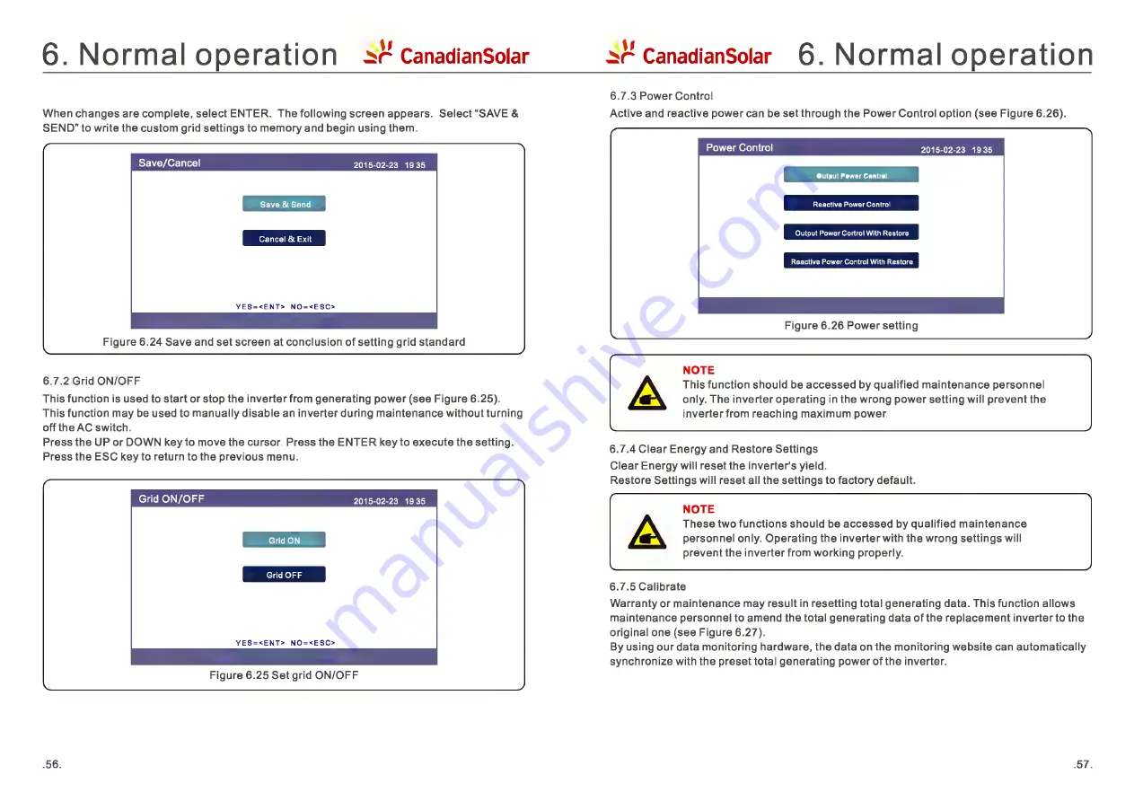 Canadian Solar CSI-25KTL-GS-FLB Installation And Operation Manual Download Page 30