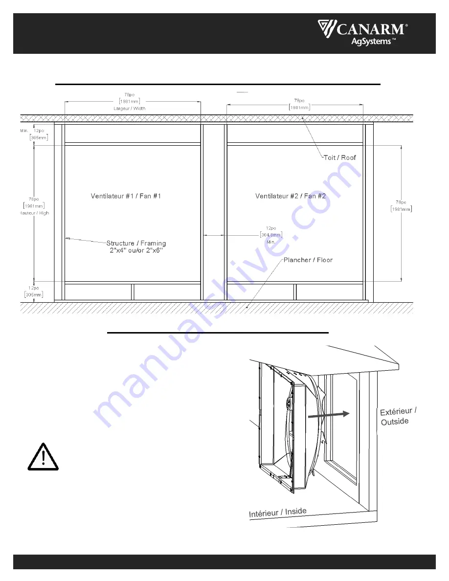 Canarm AgSystems MAX-AIR PLUS Installation And Maintenance Instructions Manual Download Page 5