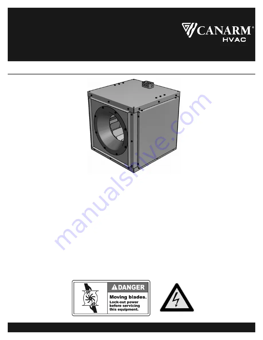 Canarm CSQ090-D-EC Operation Instructions And Parts Manual Download Page 1