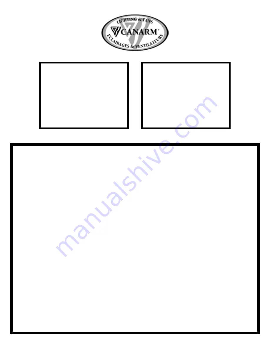 Canarm SKYLAR Installation Instructions Manual Download Page 7