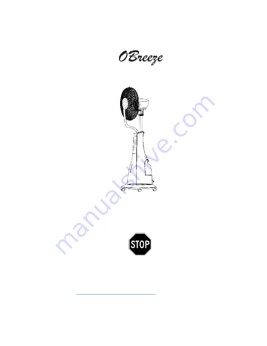 Canary Products O'Breeze CE134 Instruction Manual Download Page 1