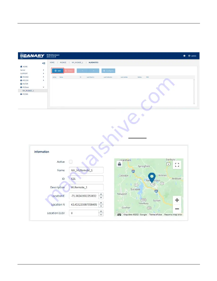 Canary Systems MLRemote User Manual Download Page 23