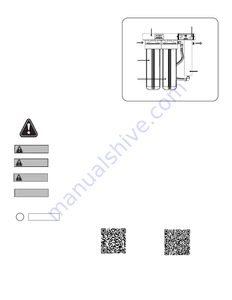 Canature WaterGroup AQUA FLO AQUV-12R22 Owner'S Manual Download Page 4