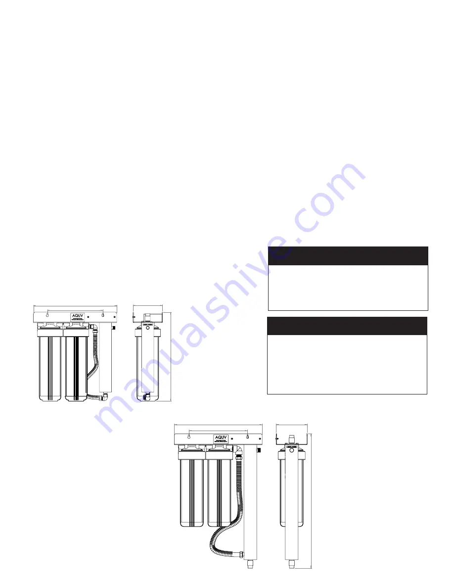 Canature WaterGroup AQUA FLO AQUV-12R22 Owner'S Manual Download Page 6