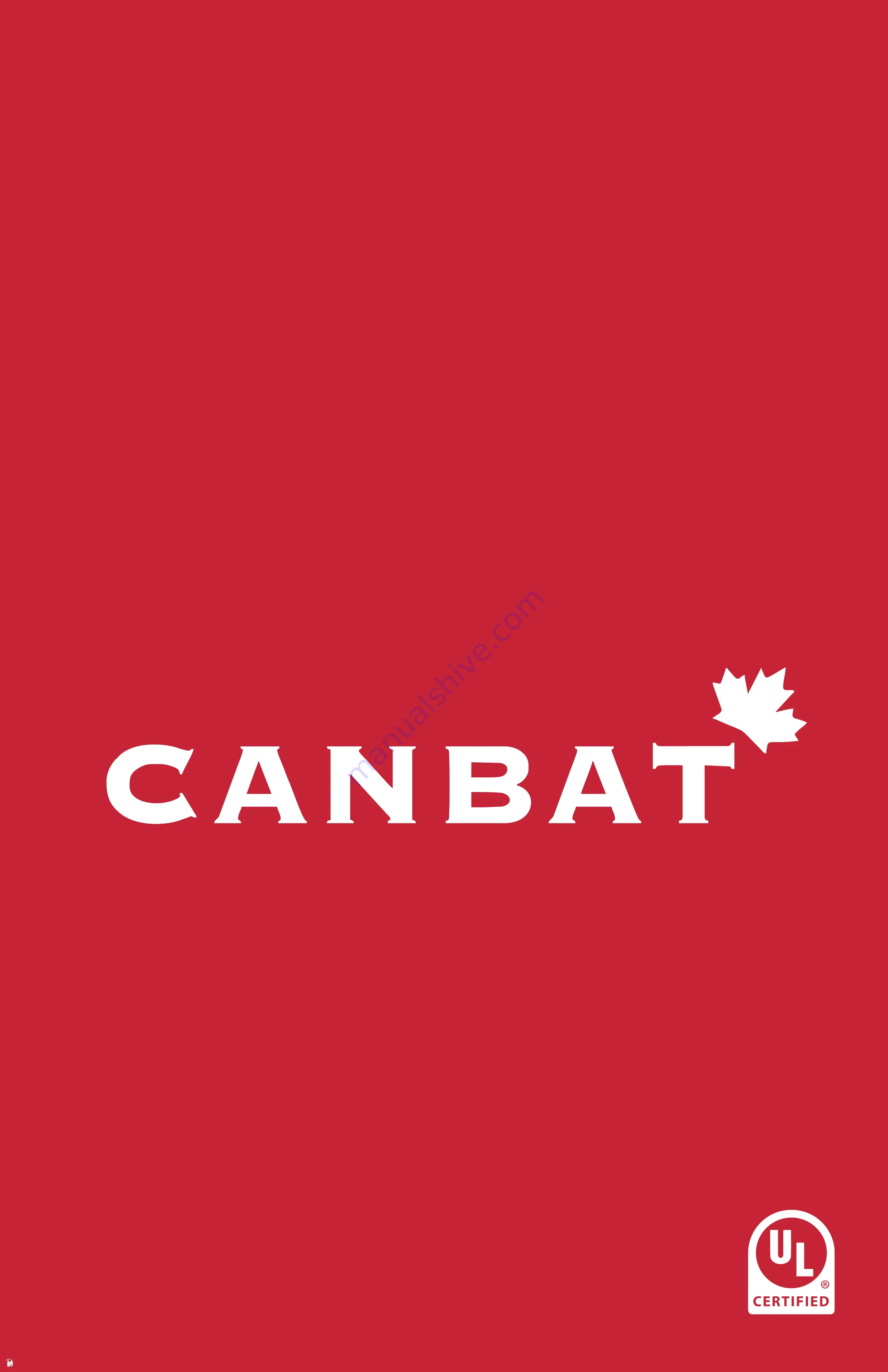 CANBAT TECHNOLOGIES CLI120-48 User Manual Download Page 1