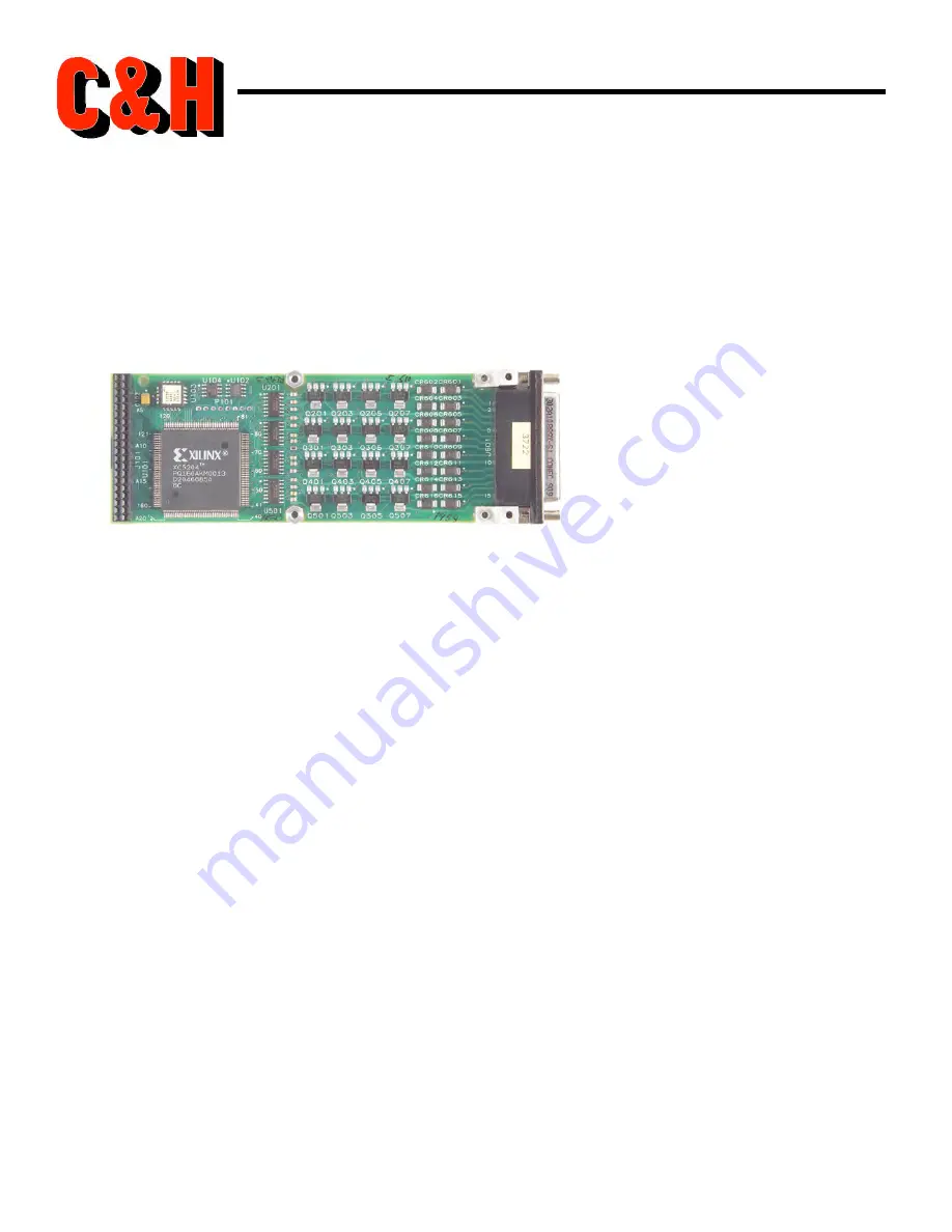 C&H 16 Bit Digital I/O M Module M223 Specifications Download Page 1