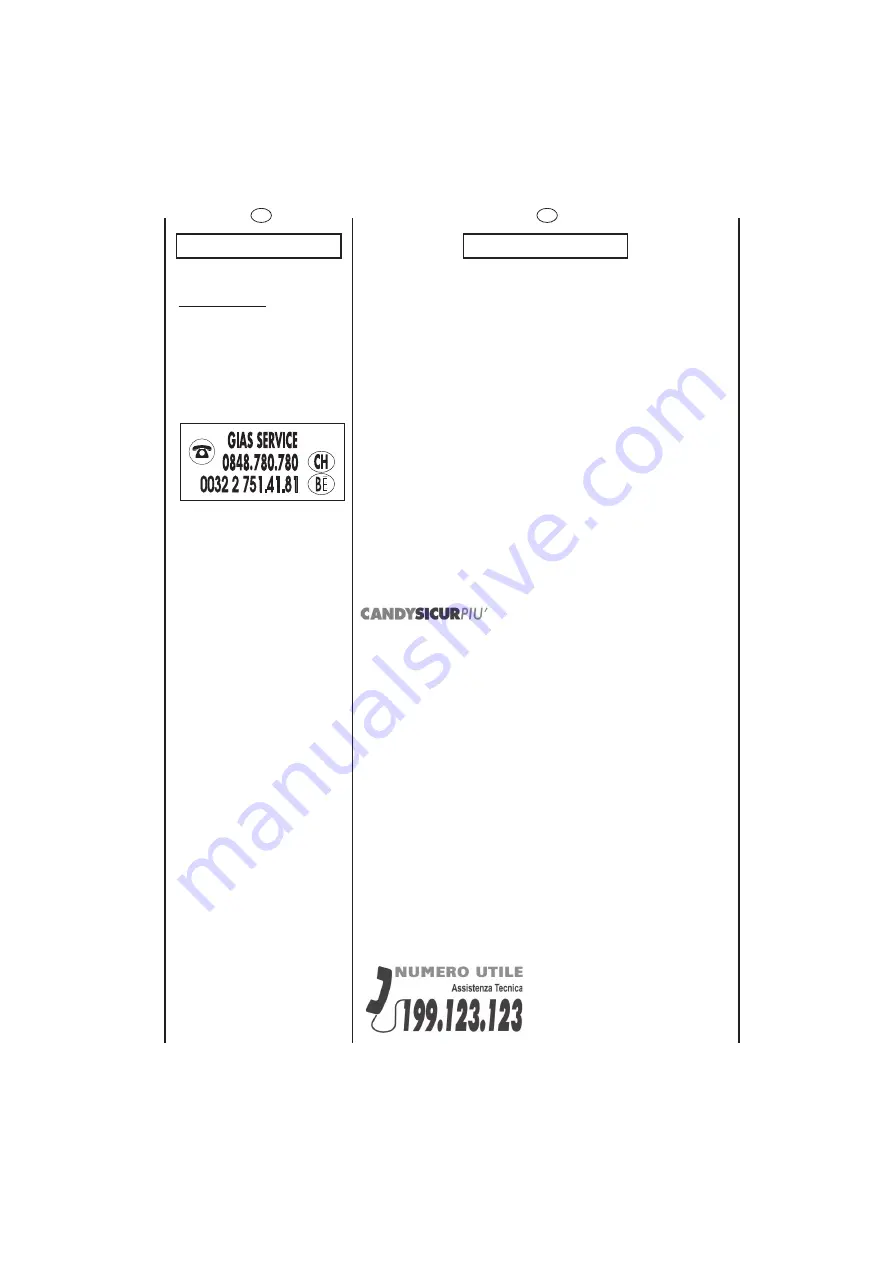 Candy AQUA1142D User Instructions Download Page 6