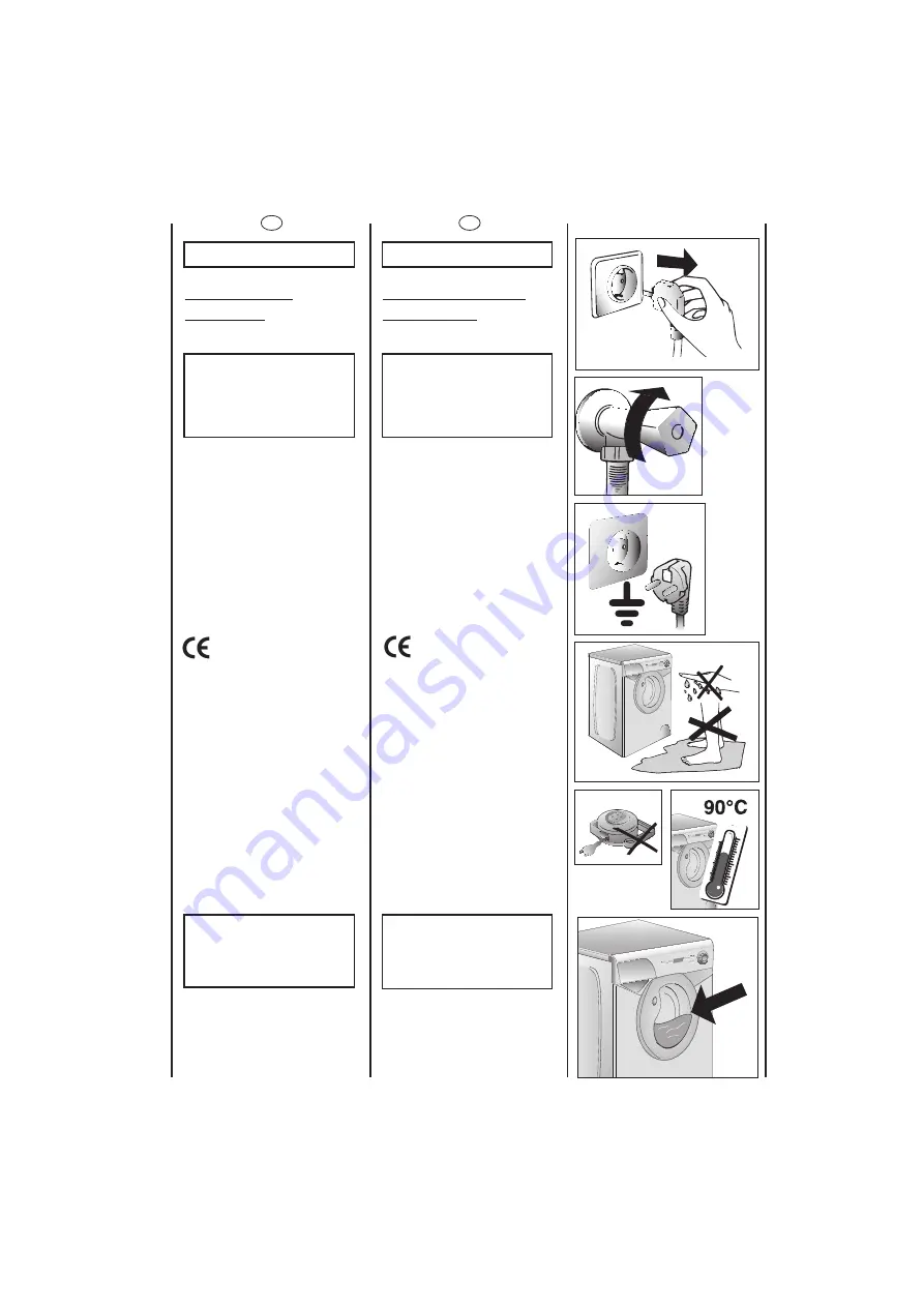 Candy AQUA1142D User Instructions Download Page 7