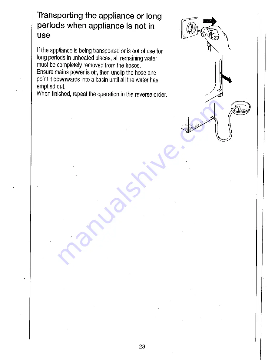 Candy AQW 130 Instructions For Use Manual Download Page 23