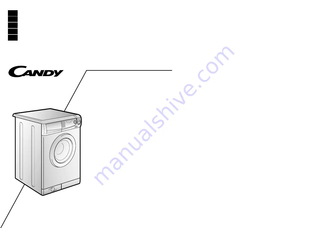 Candy CBL 120 User Instructions Download Page 1