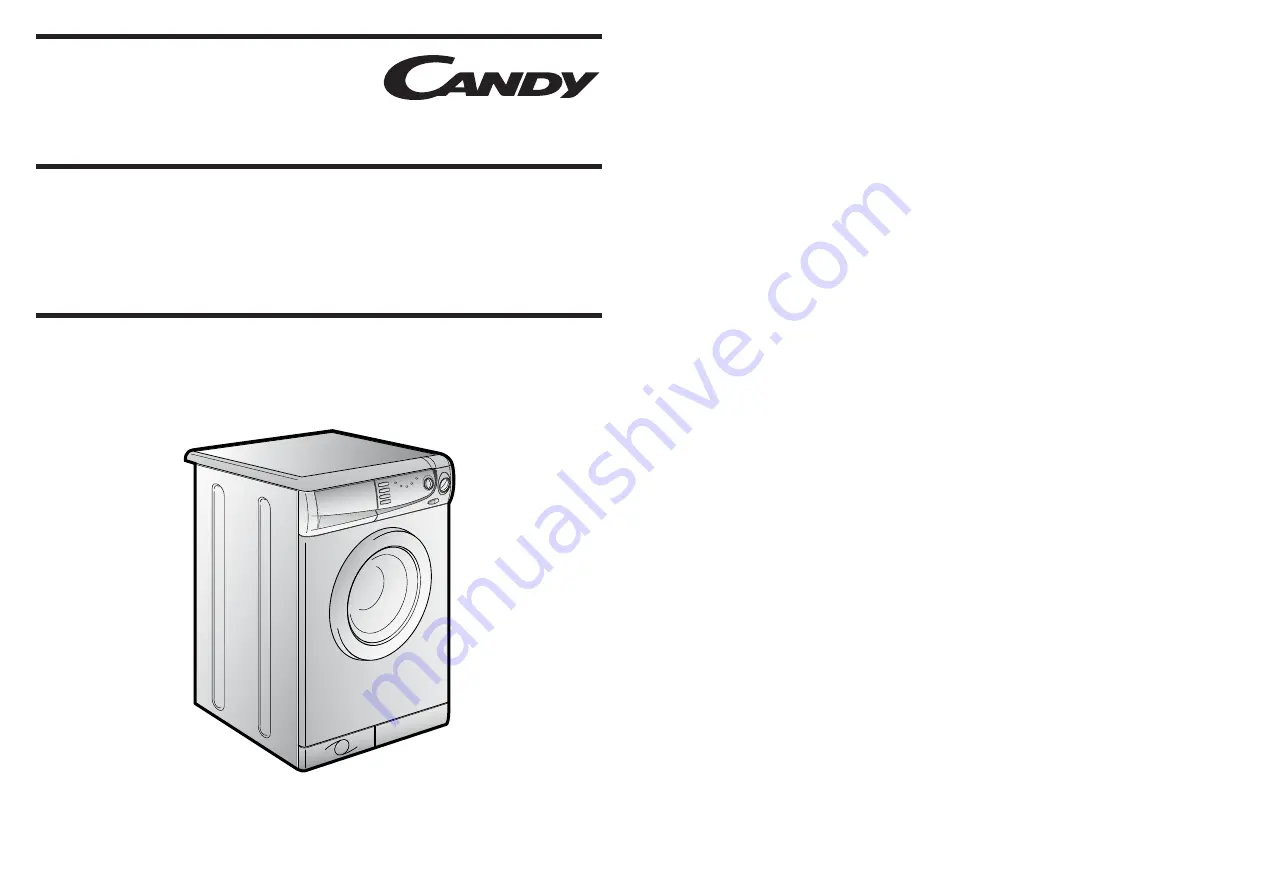 Candy CBL 146 Instructions For Use Manual Download Page 1