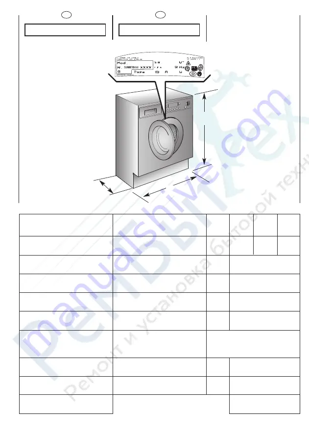 Candy CDB 475 D User Instructions Download Page 8