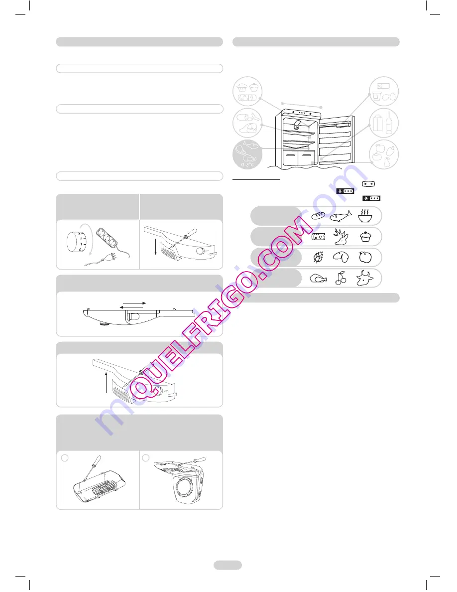 Candy CDCF 2186W Maintenance And User Manual Download Page 25