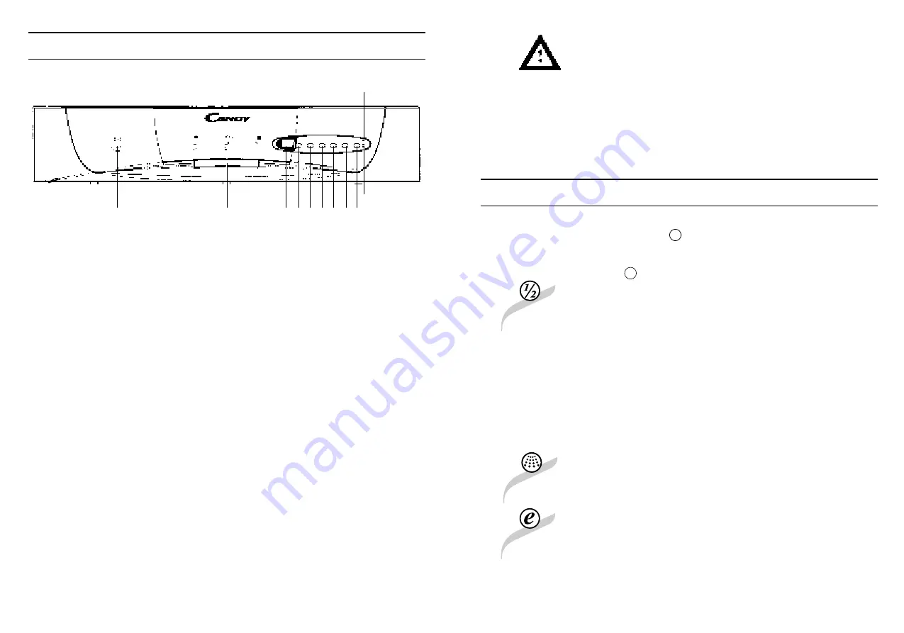 Candy CDE 701 T User Instructions Download Page 16