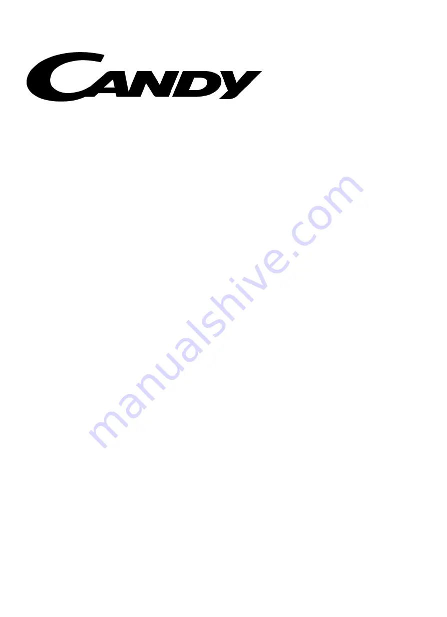 Candy CDHC30 Instruction Manual / Installation Manual Download Page 67