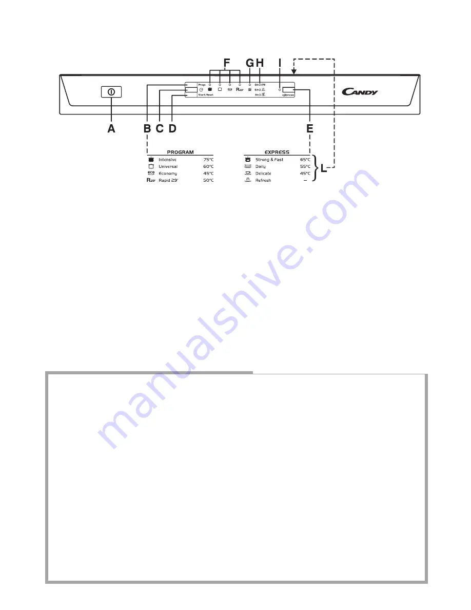 Candy CDPE 6320 User Instructions Download Page 59