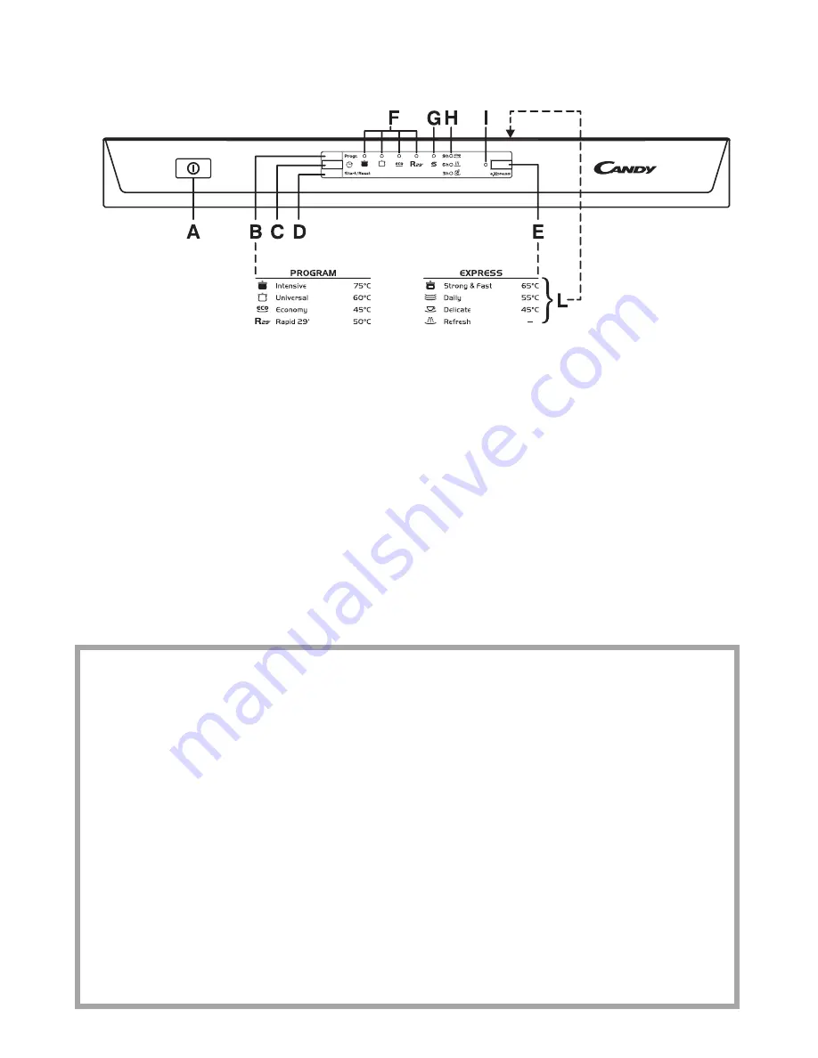 Candy CDPE 6320 User Instructions Download Page 67