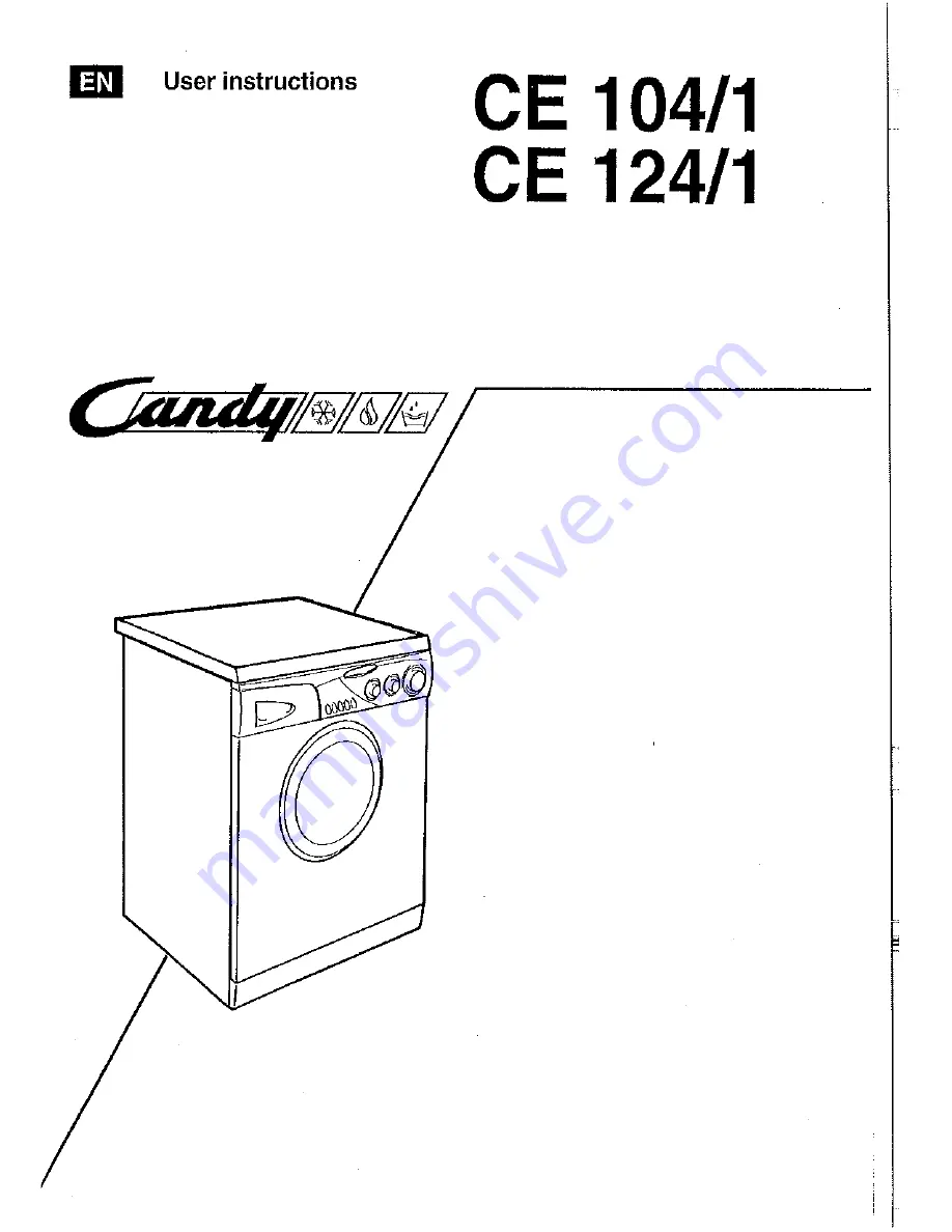 Candy CE 104/1 User Instructions Download Page 1