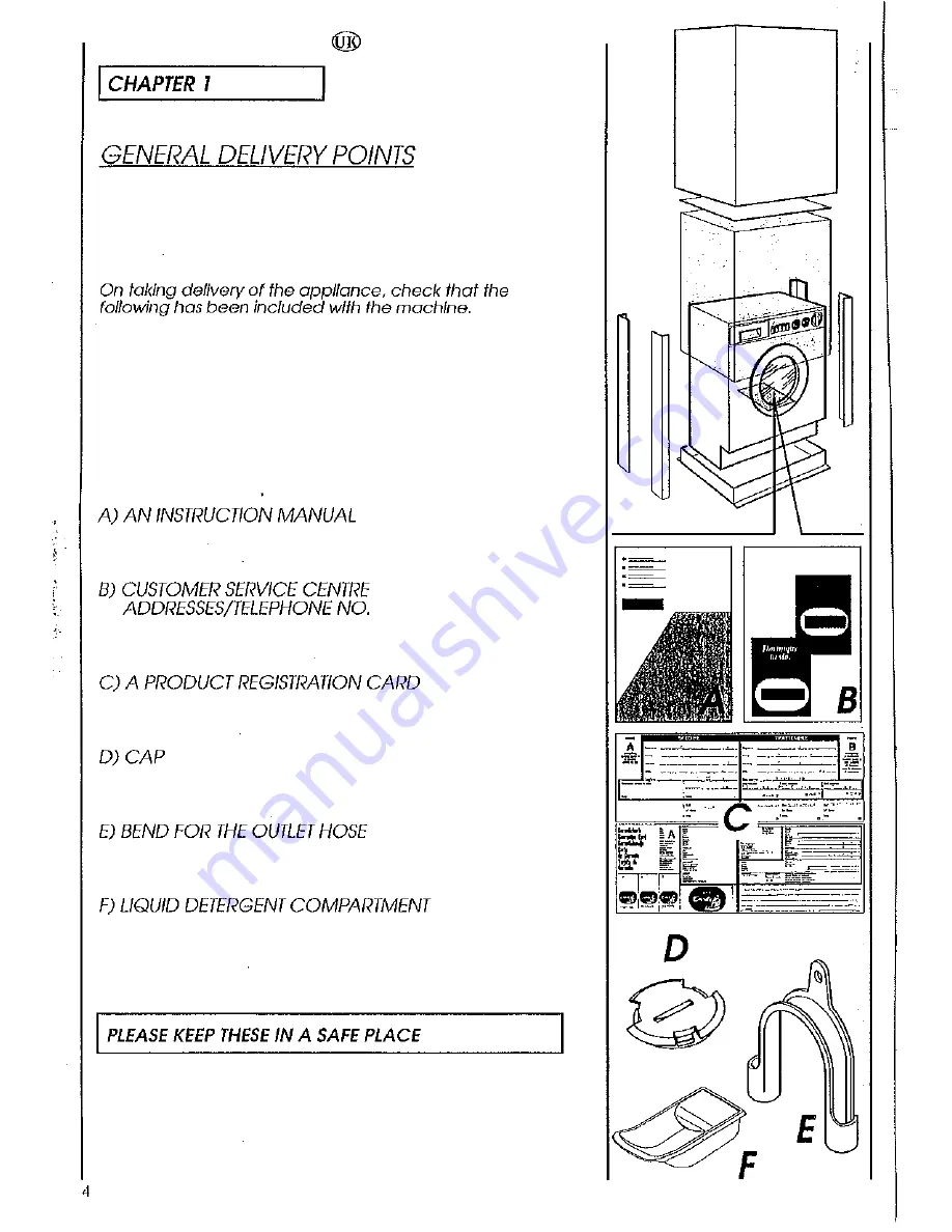 Candy CE 104/1 User Instructions Download Page 4