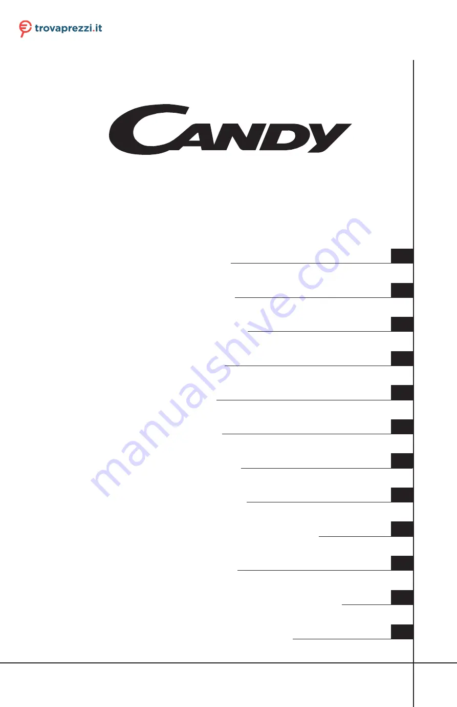 Candy CFSX518/4U User Instructions Download Page 1