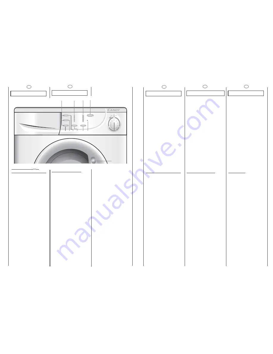 Candy CM2 11 User Instructions Download Page 12