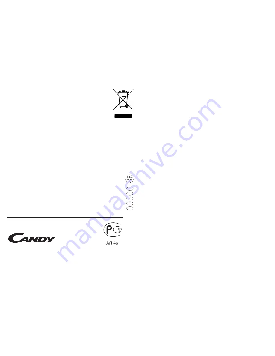 Candy CM2 11 User Instructions Download Page 41