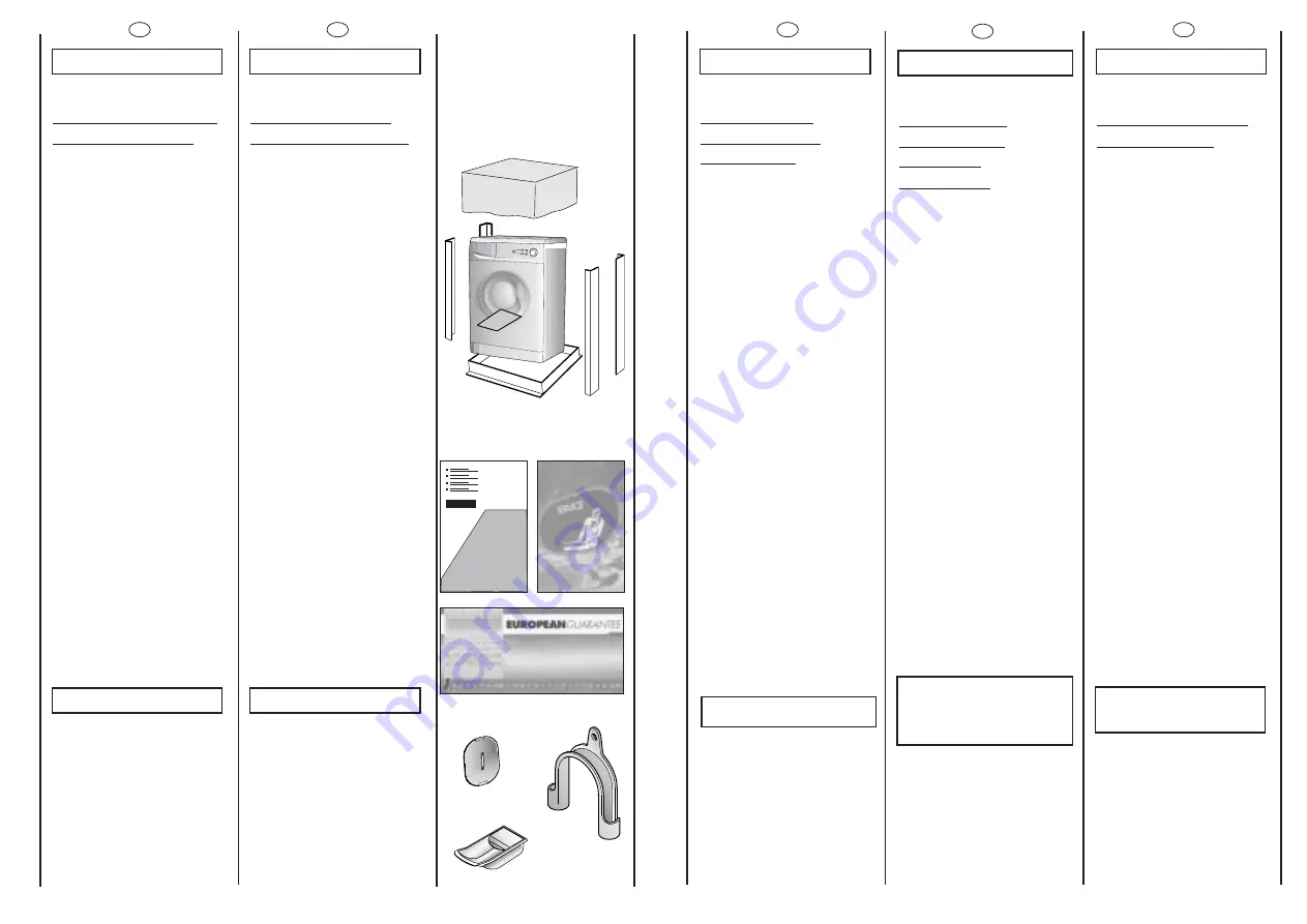 Candy CMF 105 User Instructions Download Page 4