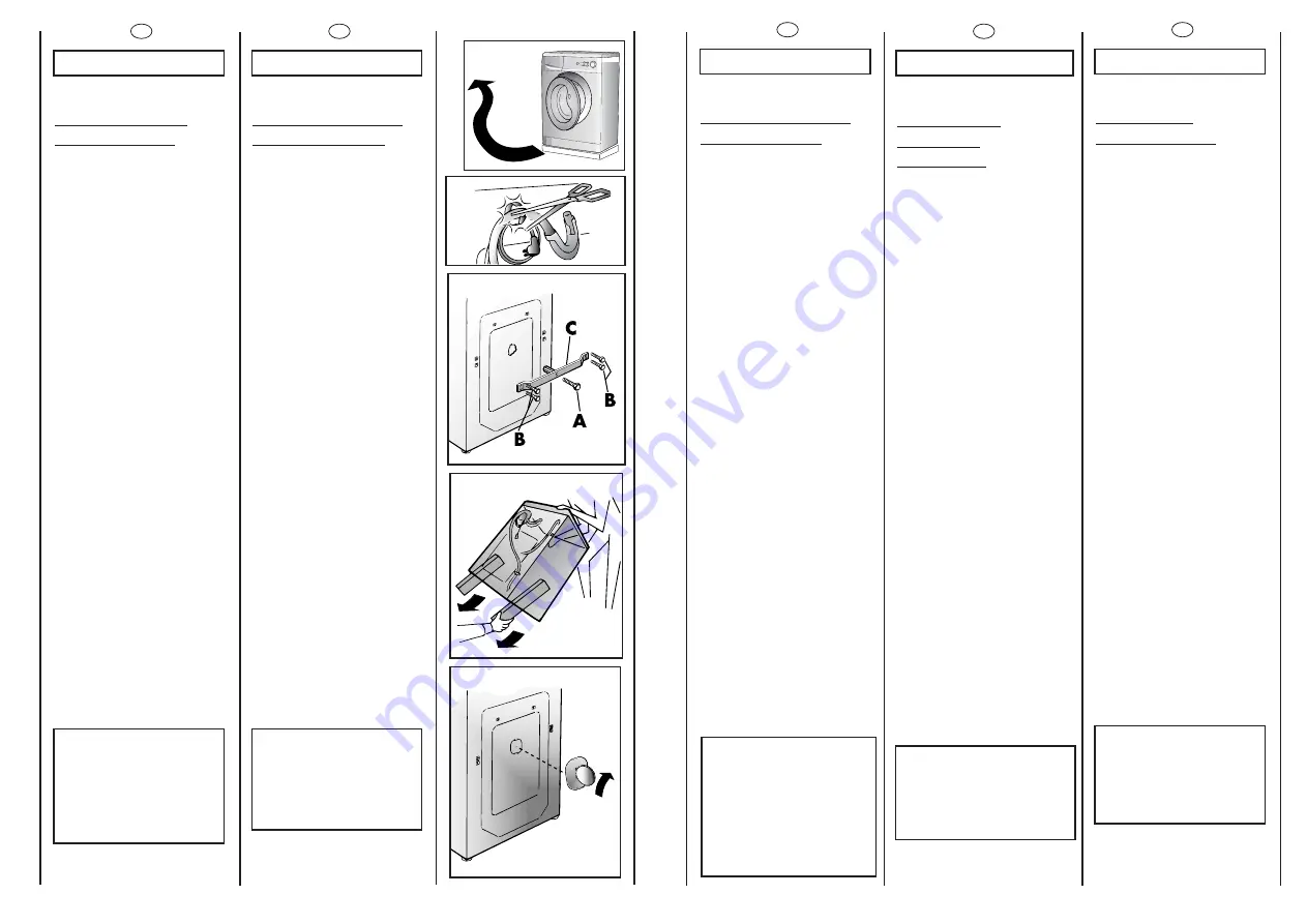 Candy CMF 105 User Instructions Download Page 9