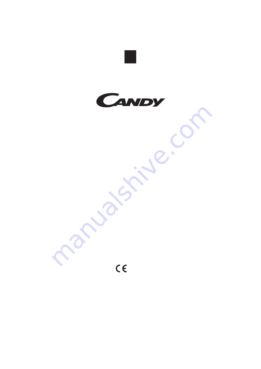 Candy CMXW30DW-UK Скачать руководство пользователя страница 3