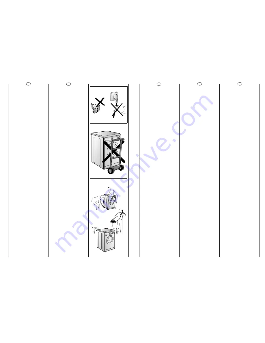 Candy CN 40 T User Instructions Download Page 7