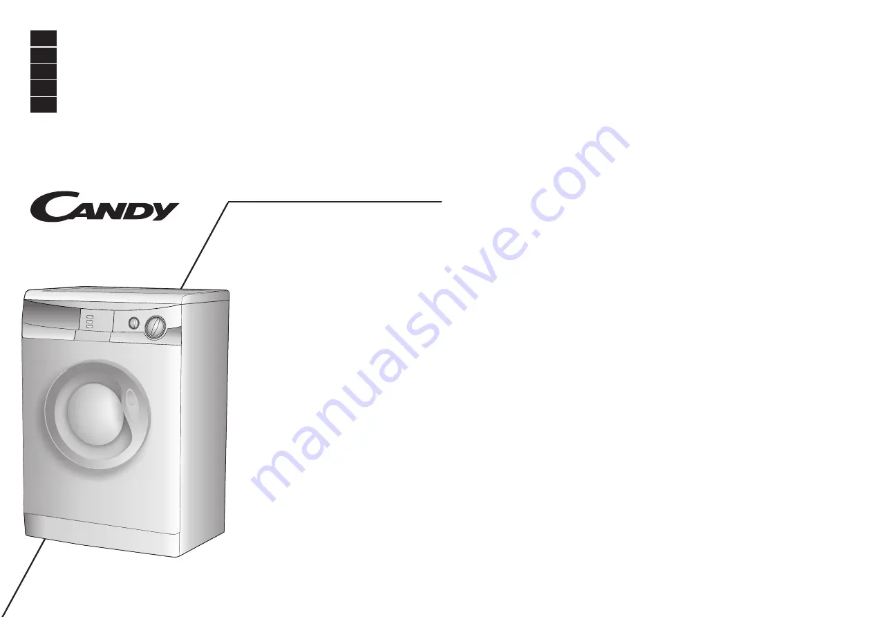 Candy CN 50 T User Instructions Download Page 1