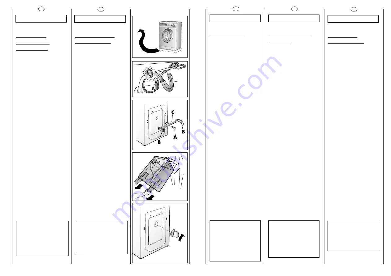 Candy CN 50 T User Instructions Download Page 9