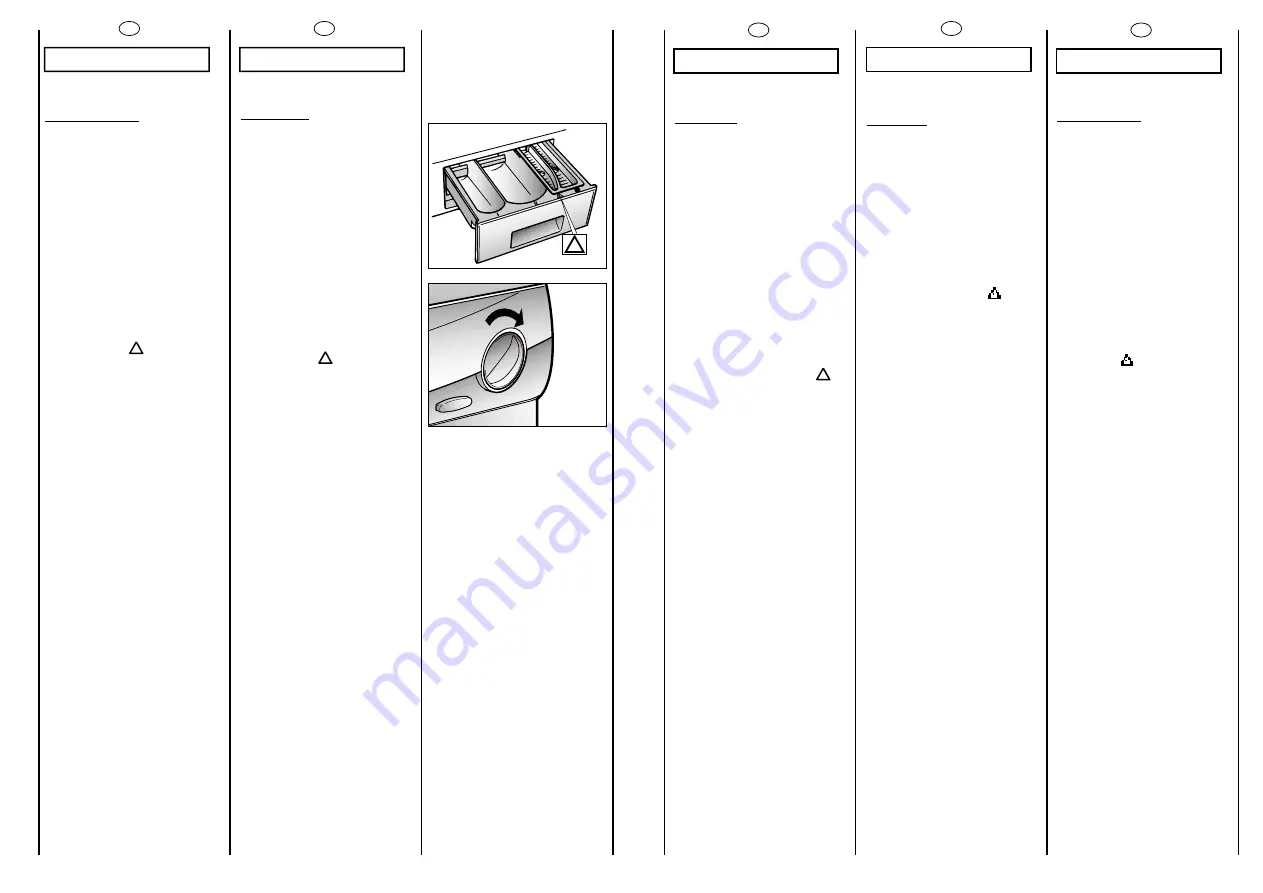 Candy CN 63 T User Instructions Download Page 25