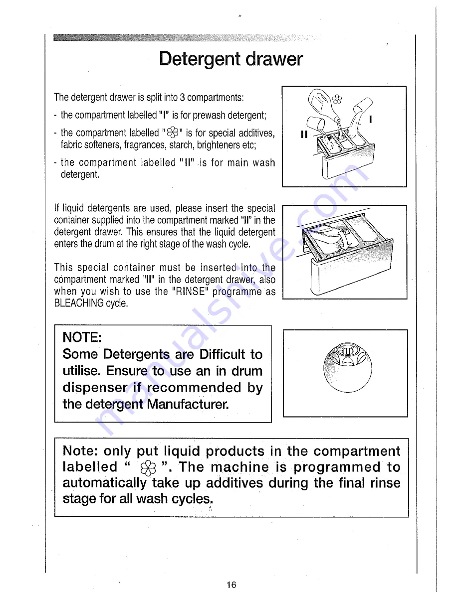 Candy CNA 166 Instructions For Use Manual Download Page 16