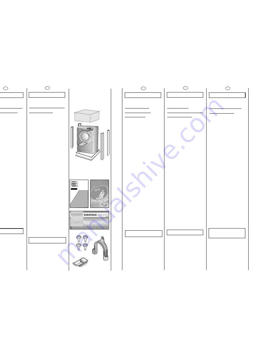 Candy CO 126 F User Instructions Download Page 4