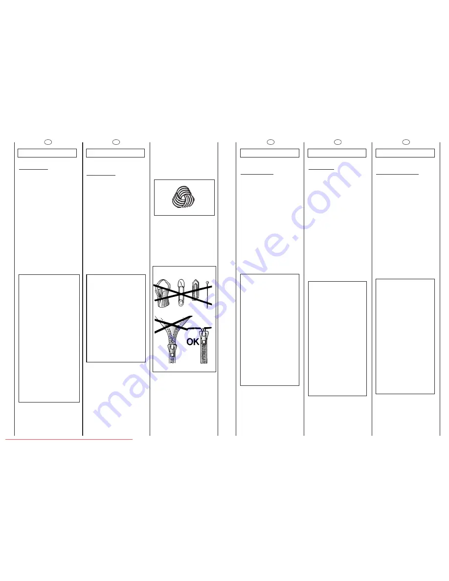 Candy CS 115 D User Instructions Download Page 31