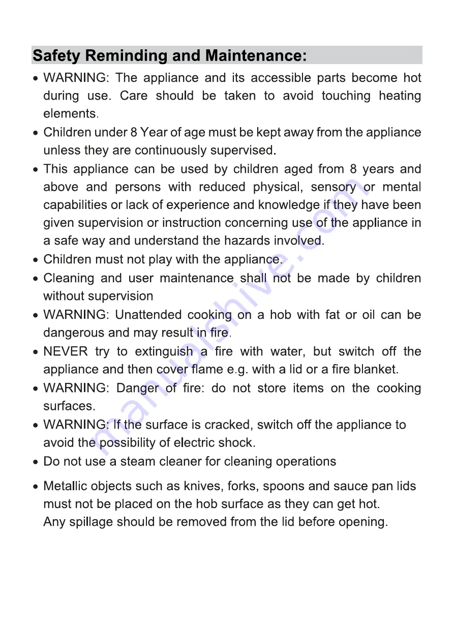 Candy CTP6SC4/E1 Instruction Manual Download Page 2