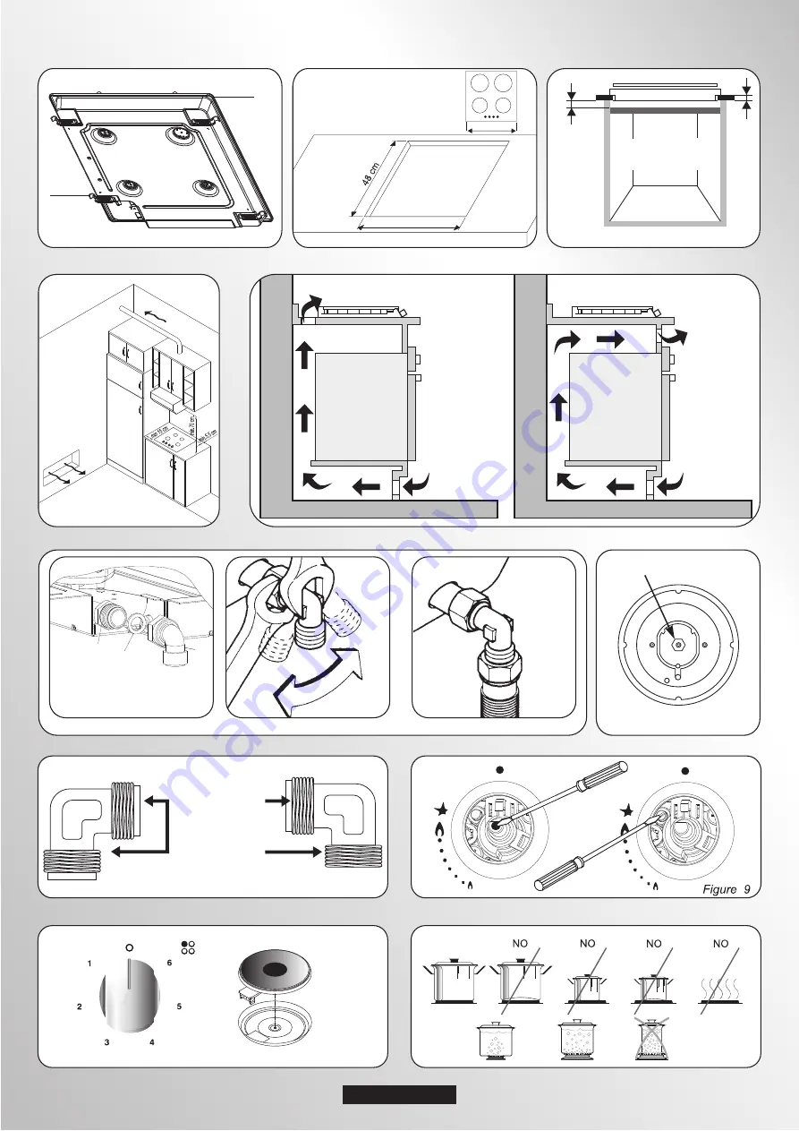 Candy CVG75SWGX User Instructions Download Page 5