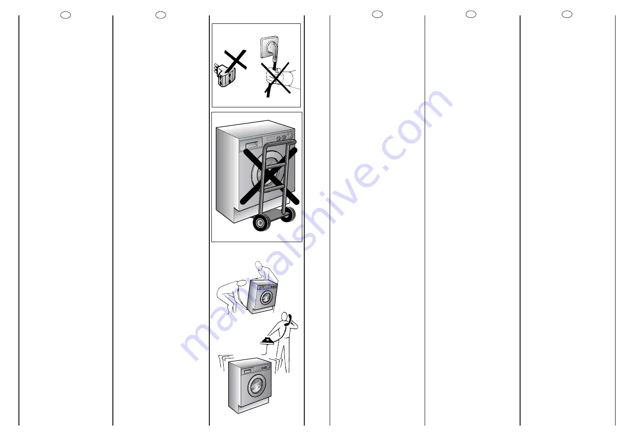 Candy CWB 100 User Instructions Download Page 7