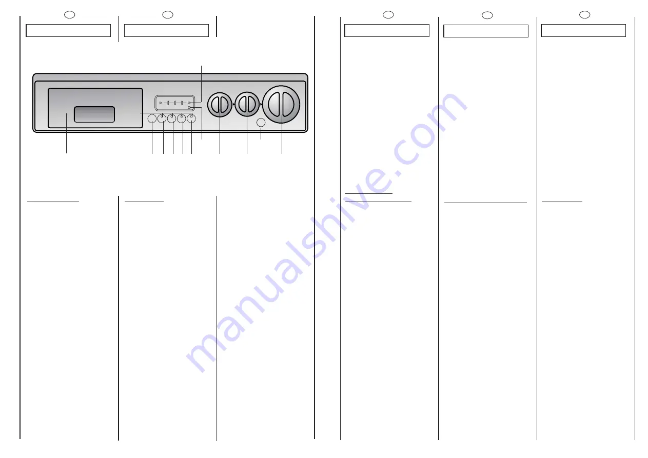 Candy CWB 100 User Instructions Download Page 12