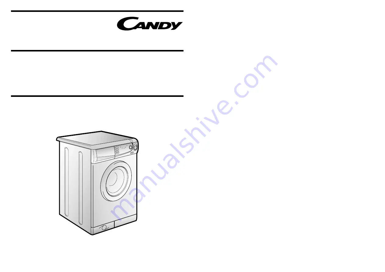 Candy DBQ 131 Instructions For Use Manual Download Page 1