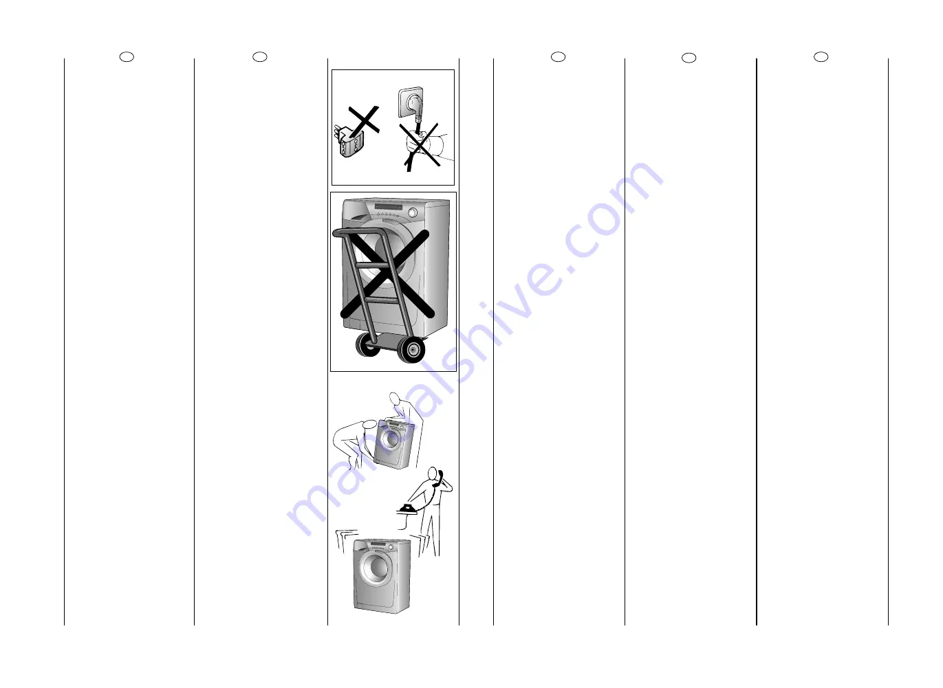 Candy EVO W 4963 D User Instructions Download Page 7