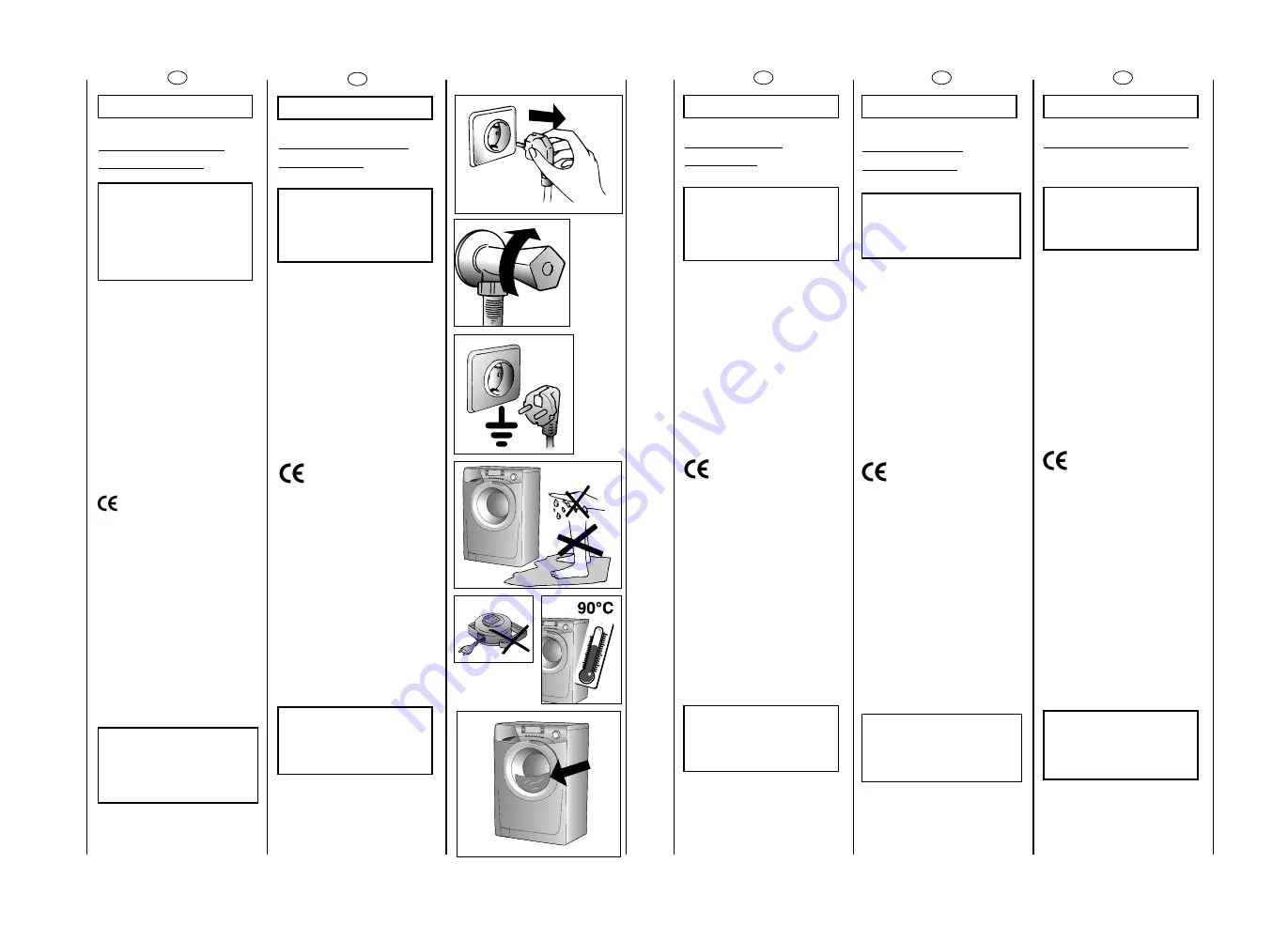 Candy EVO W 4964 L User Instructions Download Page 6