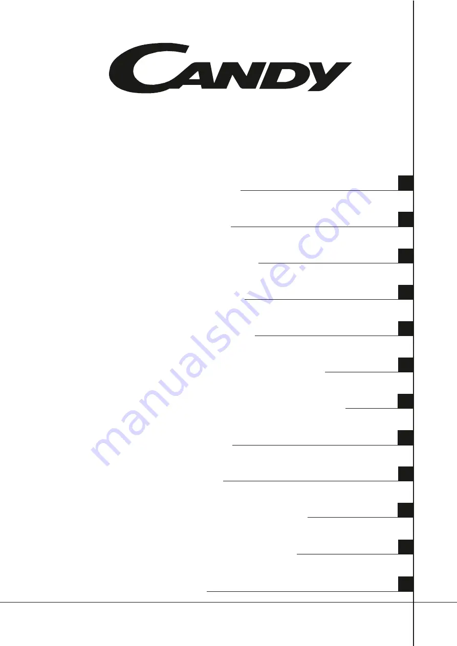 Candy FCC604X/E User Instructions Download Page 1